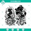 Beauty and The Beast themed mandala SVG featuring Belle Princess and The Beast. Perfect for crafts and decorations.