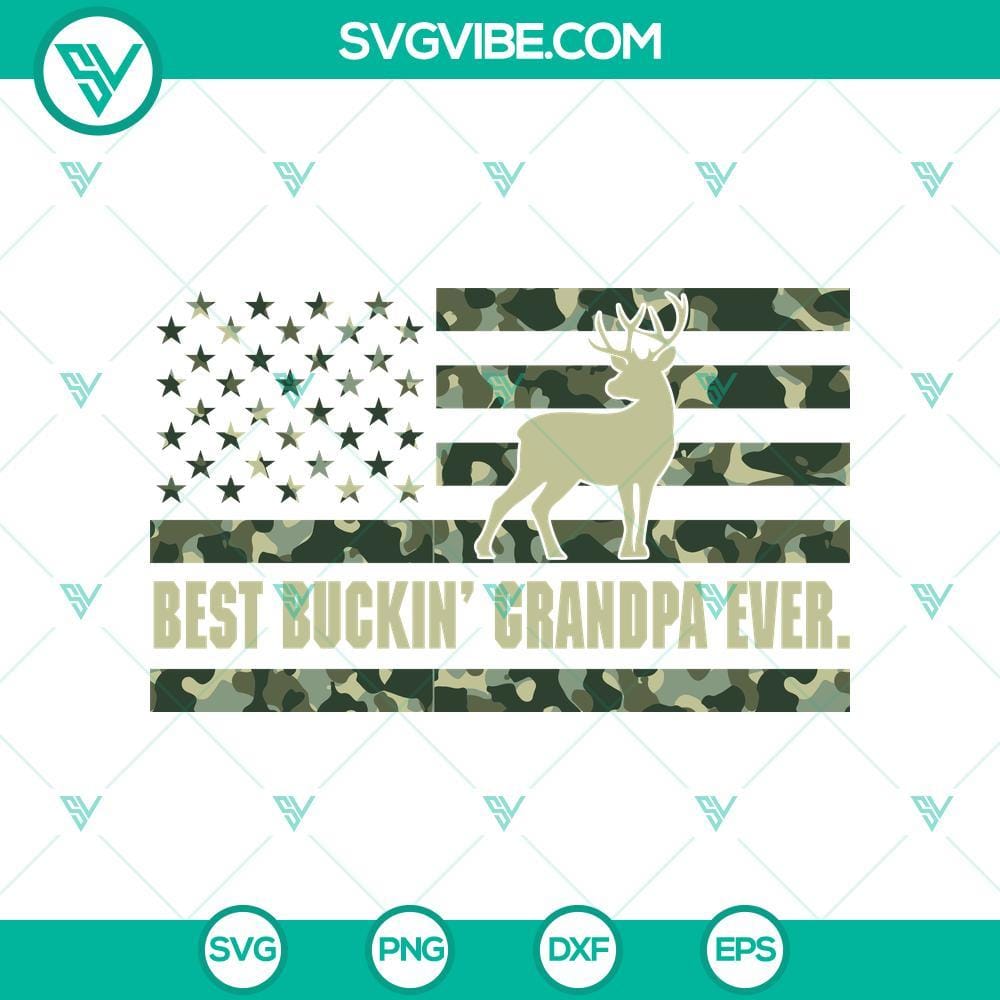 best-buckin-grandpa-ever-svg-camo-american-flag-deer-hunting-svg-grandpa-svg-hunting-svg-mockup.jpg Camouflage American flag deer hunting SVG design for the best buckin grandpa with hunting grandpa SVG included. Perfect for hunting enthusiasts.