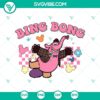 Bing Bong character SVG and PNG design from Inside Out 2 movie sequel, colorful and whimsical.