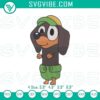 Bluey & Baby Snickers embroidery design files, adorable cartoon stitch patterns for creative projects.