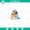 Bluey Family SVG featuring Bluey and her family in a cartoon style design, perfect for crafting projects.