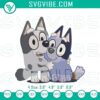 Bluey muffin & socks stitch patterns for cute cartoon embroidery, digital files, ideal for crafting projects.