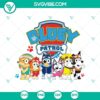 Bluey & PAW Patrol vector clipart in SVG and PNG formats for Silhouette crafting software. Ideal for kids' projects.