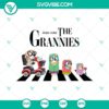 Bluey's Grannies SVG cut files featuring Janet & Rita characters in detailed design, perfect for crafting projects.