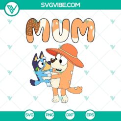Bluey's Mom Chilli Heeler SVG featuring Bluey & Bingo's mother in a creative design, perfect for craft projects.