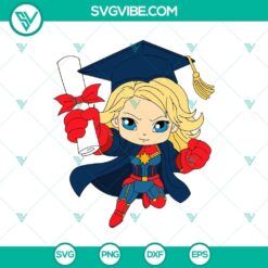 Captain America themed graduation cap SVG and PNG file, superhero graduation design for graduates.