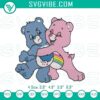 Grumpy & Cheer Bear Care Bears embroidery patterns, classic cartoon stitch files for crafting projects.