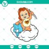 Chucky-themed Scary Care Bear Halloween SVG/PNG combo with spooky design and vibrant colors for crafting and printing.
