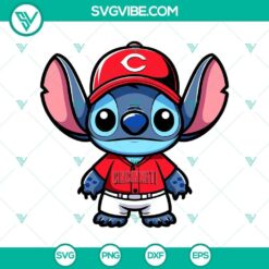 Cincinnati Reds baseball logo in stitched design SVG PNG DXF EPS formats for digital use.