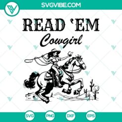 Cowgirl Reading Svg, Country Book Lover Svg, Western Reading Svg, Bookworm Cowgirl Svg