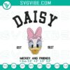 Disney Daisy Duck embroidery pattern files, classic character stitch design for crafting projects.