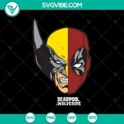 Deadpool & Wolverine SVG files for Cricut & Silhouette cut, superhero design for crafting.