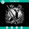 Deer hunting silhouette SVG design for digital crafts, featuring a detailed deer outline. Ideal for hunting enthusiasts and outdoor-themed projects.