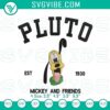 Disney Pluto Canine Stitch pattern, Mickey & Friends dog embroidery design files for digital download.
