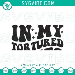 Embroidery patterns featuring Taylor Swift album stitch designs inspired by Tortured Poets Era.