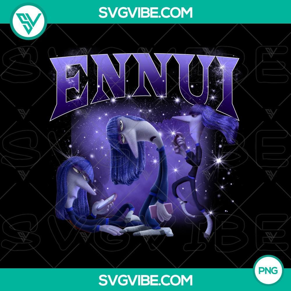 Ennui Inside Out 2 PNG Sublimation Design Ennui Inside Out 2 PNG Sublimation Design featuring abstract colorful patterns in a trendy and artistic style for digital printing.