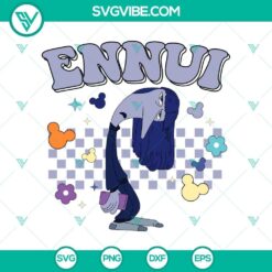 Inside Out 2 Ennui SVG PNG design featuring unique digital artwork with intricate details and colorful elements, ideal for digital projects.