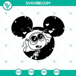 Envy SVG design featuring Inside Out 2 and Disney Mouse Ears, perfect for digital crafting and themed projects.