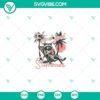 Feral girl summer SVG with funny raccoon design, perfect for digital crafting projects.