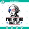 George Washington SVG design, Founding Daddy theme, President of the United States graphic, ideal for patriotic projects.