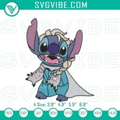 Frozen Elsa stitch embroidery pattern with Disney princess machine files.