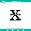 Generation X SVG with nostalgic design featuring hose water and neglect references, perfect for 80s kids.