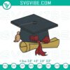Graduation cap embroidery design files including machine stitch patterns for graduations.