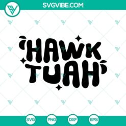 Hawk Tuah SVG Cut Files for Cricut & Silhouette, intricate and detailed bird design perfect for crafting projects.
