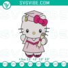 Hello Kitty graduation stitch patterns featuring cute Sanrio grad cap design, perfect for crafting projects.