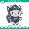 Hello Kitty LA Dodgers baseball stitch patterns, featuring a fusion of sports and cartoon design, ideal for fans and enthusiasts.