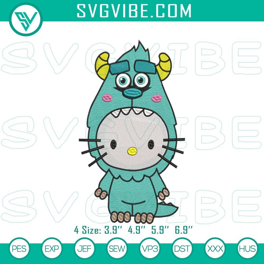 hello-kitty-sulley-monsters-inc-embroidery-patterns-james-p-sullivan-design-files-mockup.jpg Hello Kitty and Sulley Monsters Inc. embroidery pattern featuring James P. Sullivan design, creative stitching for crafts and hobbies.
