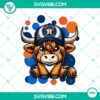 Highland bull Houston Astros logo PNG file, featuring a unique design for sports fans.