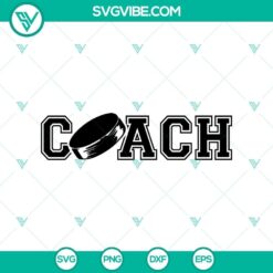 Hockey Mentor and Ice Hockey Ball SVG design perfect for hockey enthusiasts.