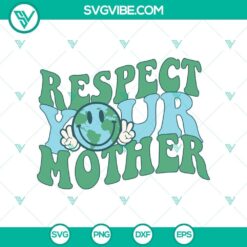 Honor Mother Nature SVG design for Earth Day celebration, featuring a planet.