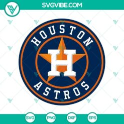 Houston Astros emblem SVG and PNG downloads featuring baseball team logo in high-quality digital format for Astros fans.