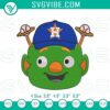 Houston Astros Orbit Mascot & Baseball Embroidery Patterns, MLB Team file with mascot design and baseball elements.