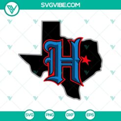 Houston, H-Town TX & Texas map SVG files, ideal for digital designs and projects.