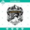 Hufflepuff Quidditch SVG with Potter series team graphic, ideal for Harry Potter fans and sport lovers.