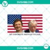 Humorous Trump and Wallen PNG design with favorite men going to jail - funny political graphic with popular figures.