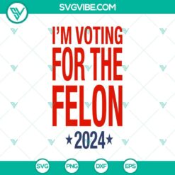 Convict 2024 SVG design for digital product support.