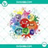 Inside Out 2 PNG featuring Mental Health theme with Bikini Bottom Flowers design.