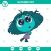 Envy-themed digital clipart featuring Inside Out character in SVG and PNG formats for design projects.
