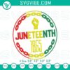 Juneteenth 1865 Embroidery Patterns celebrating African American History, stitch file for digital crafting.