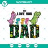 Papasaurus T-Rex Dad SVG design for Father's Day featuring a loving dinosaur dad, perfect for gifts and crafts.