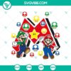 Mario and Luigi vector graphics featuring Super Mario clipart and Bros SVG designs for digital projects.