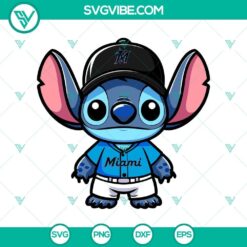 Miami Marlins baseball stitching design in SVG, PNG, DXF, and EPS formats for digital use.