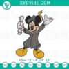 Mickey Mouse graduation cap embroidery pattern, Disney graduation stitch file for graduates, cute and festive design.