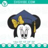 Minnie Mouse Grad Cap embroidery design files for graduation celebration, perfect for DIY projects.