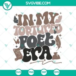 My Tortured Poet Era, Poet Crisis Dept., Taylor Swift themed SVG digital design with dramatic literary elements and artistic flair.