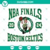 Boston Celtics NBA Finals 2024 Champions SVG and PNG files for Cricut, featuring Celtics logo and championship theme.
